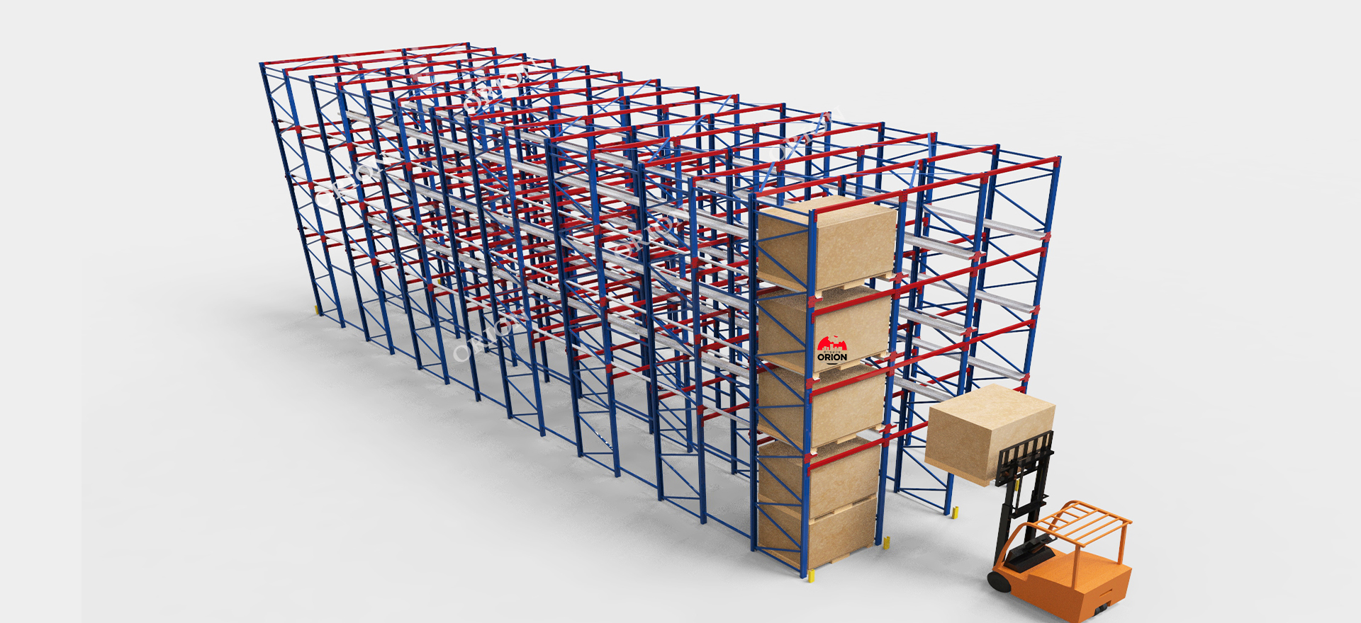 Drive-in/Drive-through Racking System