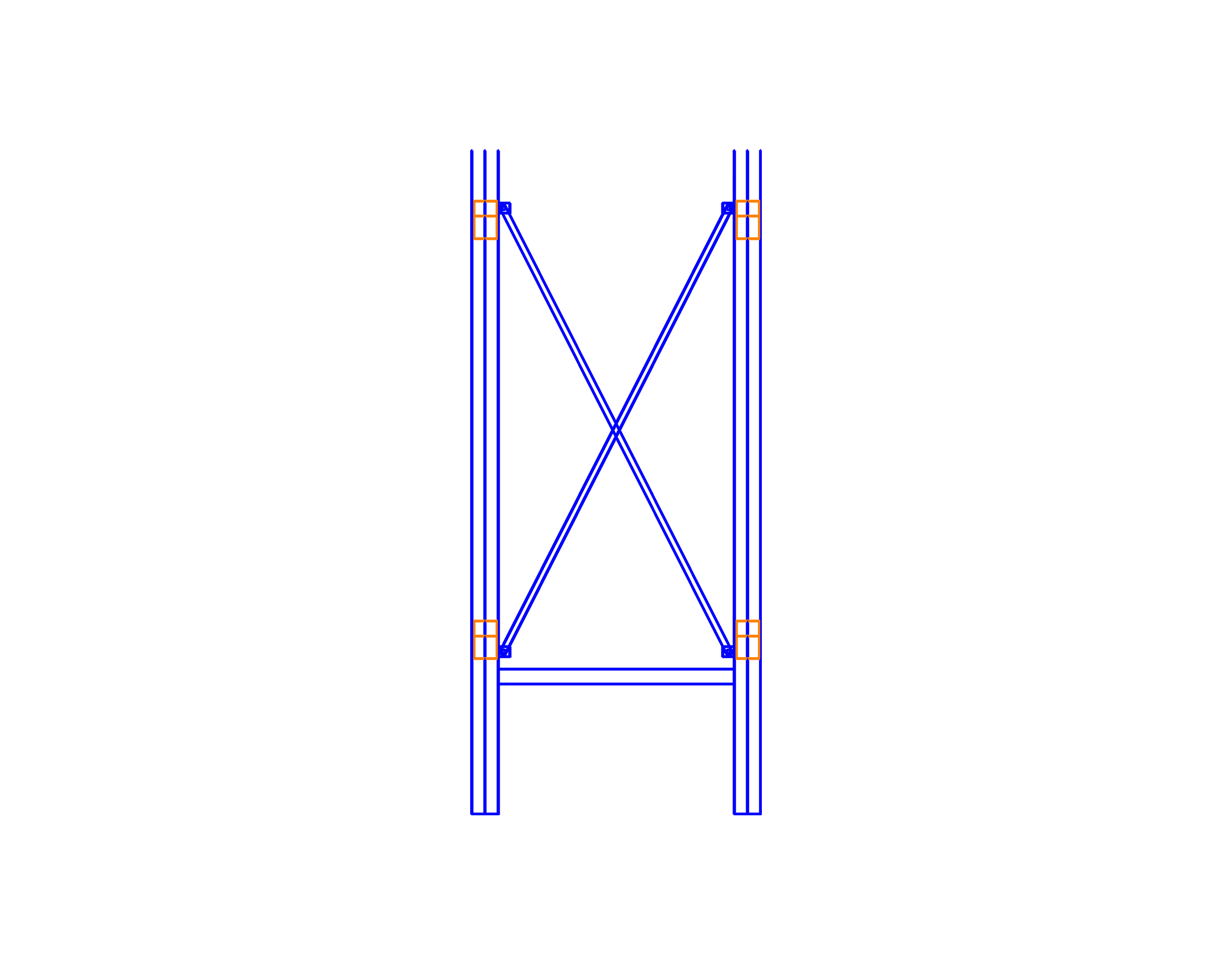 Column cross-braces